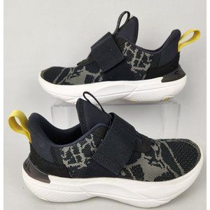 Sorel Womens EXPLORER BLITZ STRIDE Strap Black Gray Slip On Knit Sneakers Sz 8